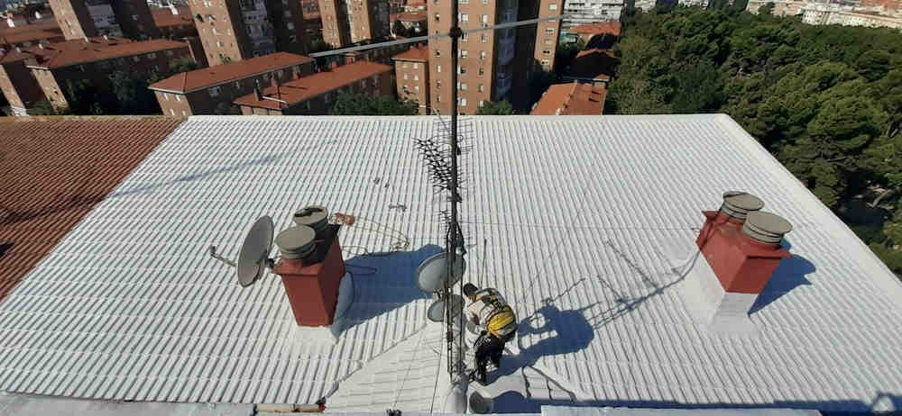 tejado impermeabilizado madrid